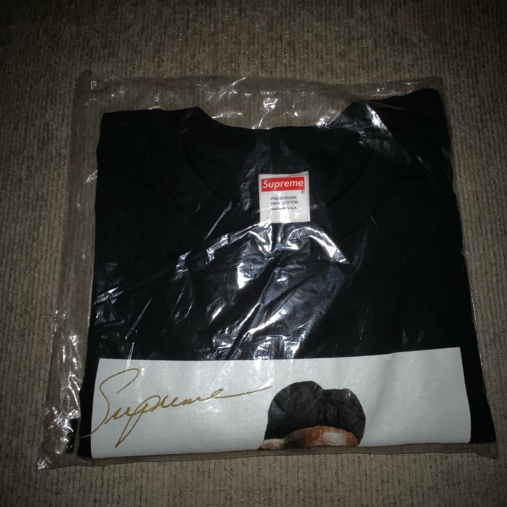 Supreme pharoah sanders tee black. Large